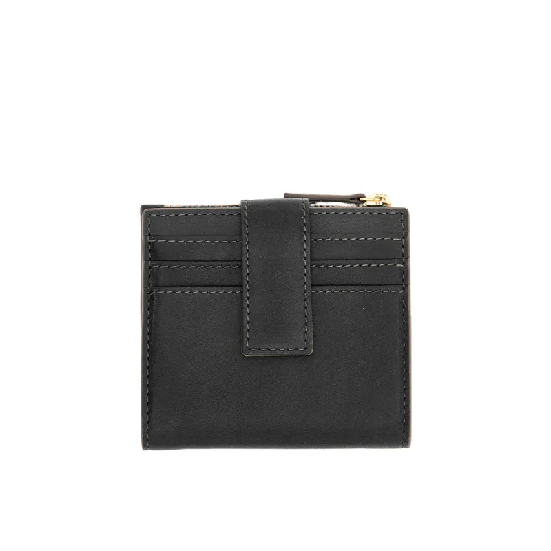 The Bridge Lucrezia small women's leather wallet, black 2