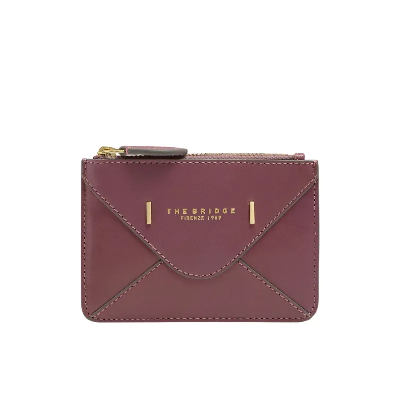 The Bridge Frida slim women's leather card and document...