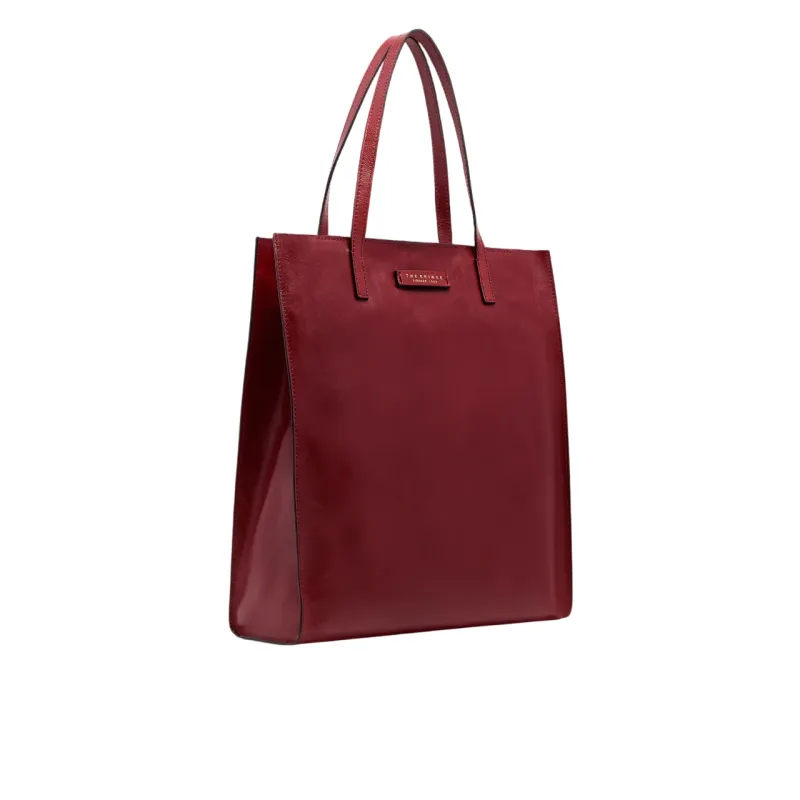 The Bridge Mirra leather shopping bag with zip fastener,... 2