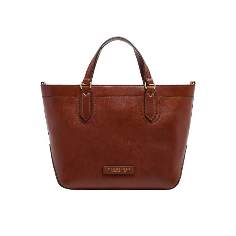 The Bridge Larissa women's leather handbag, brown