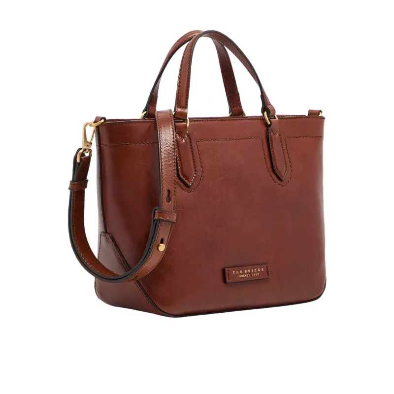 The Bridge Larissa women's leather handbag, brown 2
