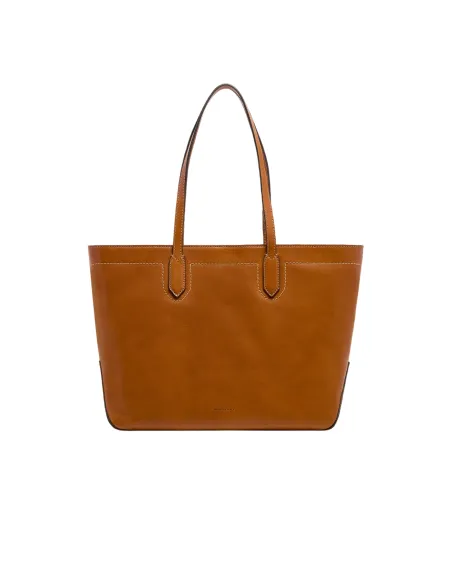 The Bridge Larissa Damen Leder Shopper, cognac