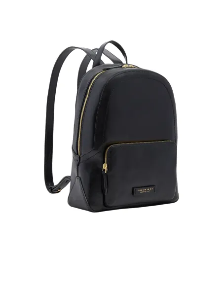 The Bridge Larissa Damen Leder Rucksack, schwarz