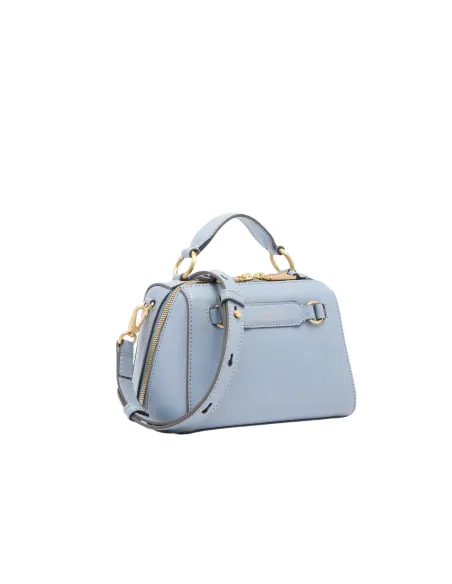 The Bridge Laura Mini Leder Tasche, Hellblau