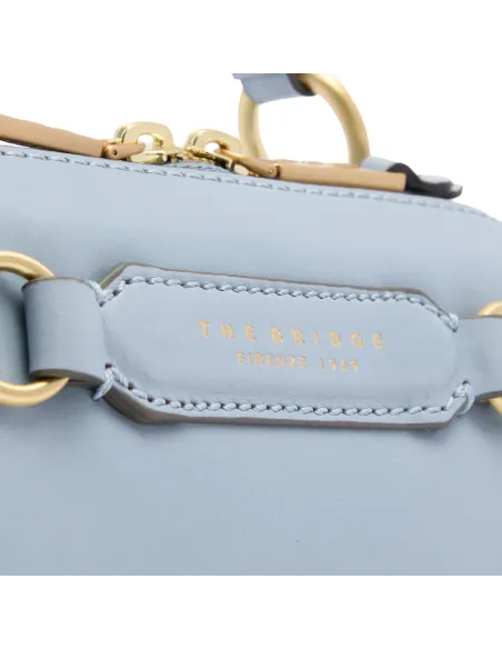 The Bridge Laura Mini Leder Tasche, Hellblau