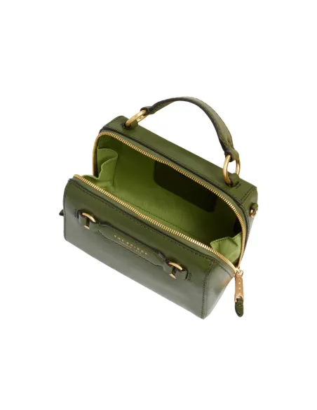 The Bridge Laura mini leather bag, green