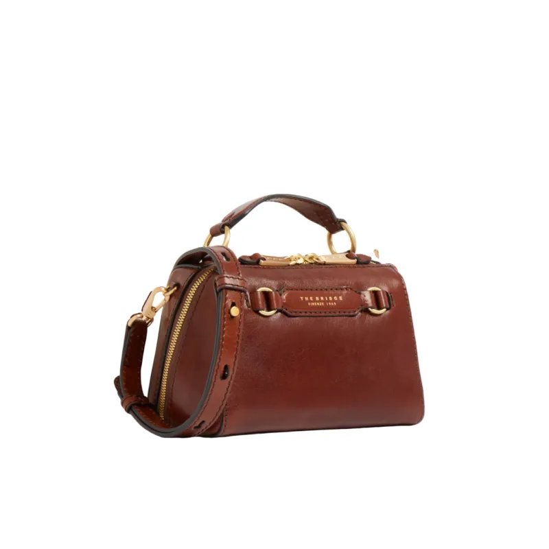 The Bridge Laura Mini Leder Tasche, braun 2