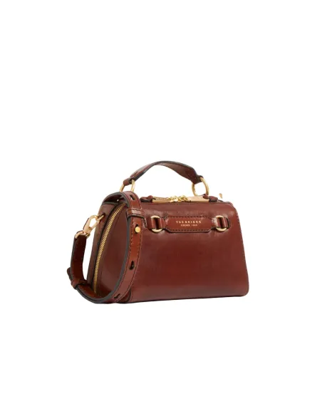 The Bridge Laura mini leather bag, brown