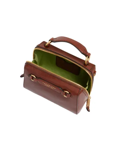 The Bridge Laura mini leather bag, brown