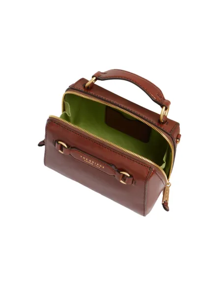 The Bridge Laura mini leather bag, brown