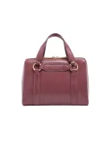 The Bridge Laura medium leather handbag, orchid