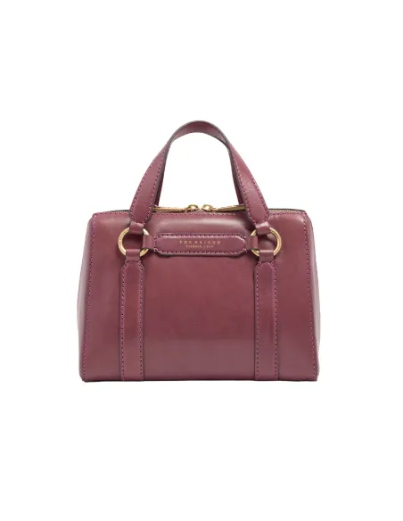 The Bridge Laura medium leather handbag, orchid
