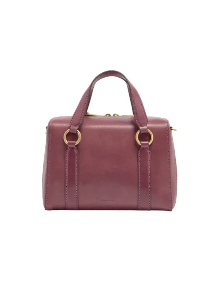 The Bridge Laura medium leather handbag, orchid