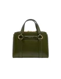 The Bridge Laura medium leather handbag, green