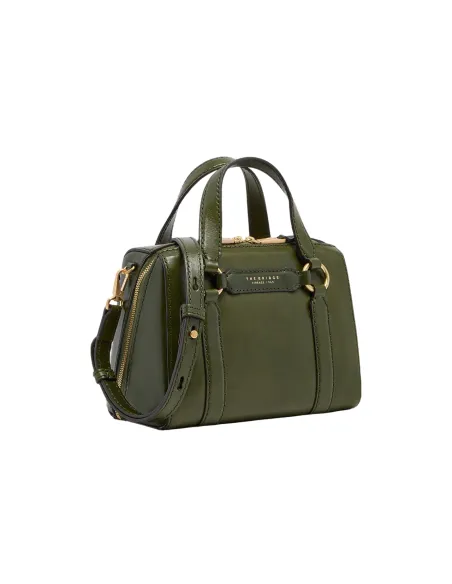 The Bridge Laura medium leather handbag, green