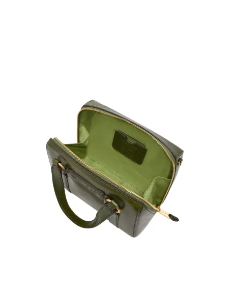 The Bridge Laura medium leather handbag, green