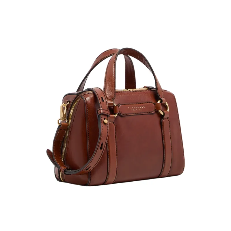 The Bridge Laura medium leather handbag, brown 2