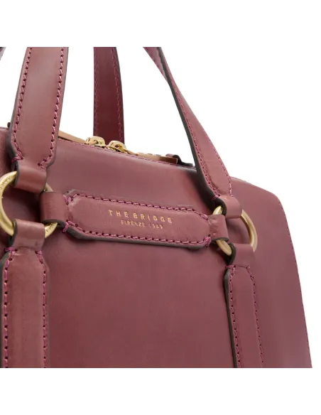 The Bridge Laura große Damen Leder Handtasche, Orchidee