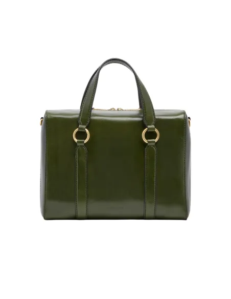 The Bridge Laura large leather handbag, green