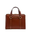 The Bridge Laura large leather handbag, brown