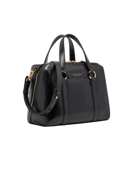 The Bridge Laura large leather handbag, black