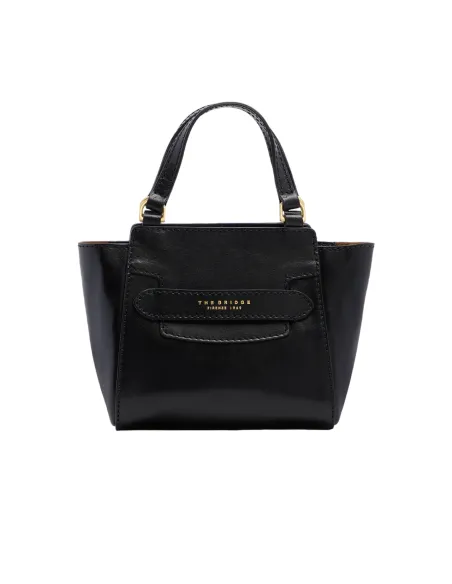 Borsa a mano piccola The Bridge Lucrezia, nera