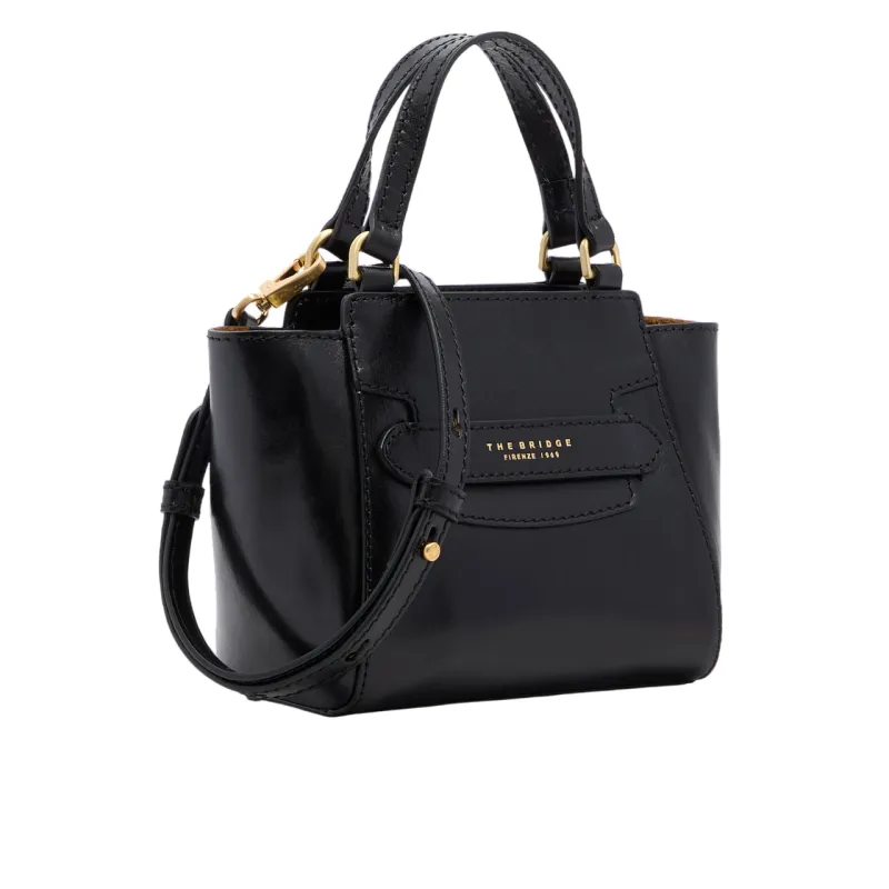 The Bridge Lucrezia small leather handbag, black 2