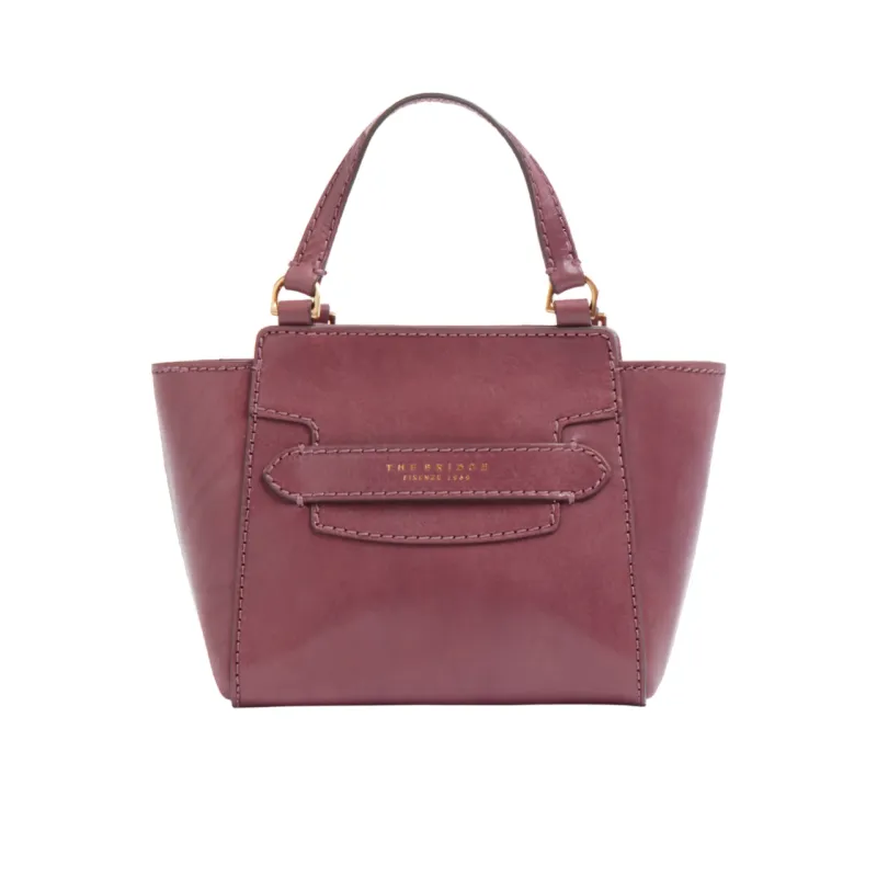The Bridge Lucrezia kleine Damen Leder Handtasche, Orchidee