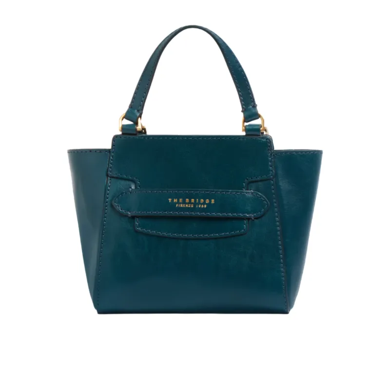 Borsa a mano piccola The Bridge Lucrezia, pavone