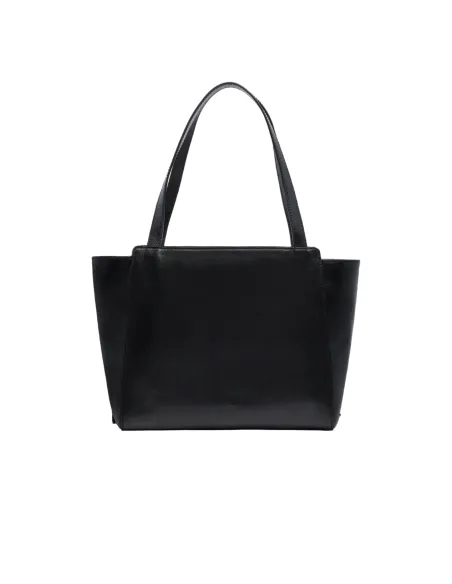 The Bridge Lucrezia leather shopping bag, black