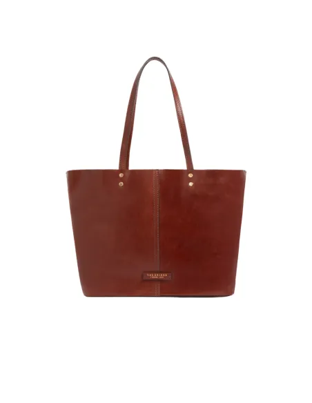 The Bridge Lisa Damen Leder Shopper, braun