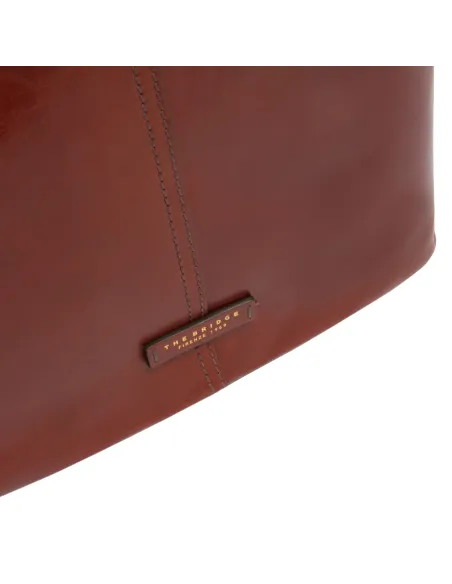 The Bridge Lisa Damen Leder Shopper, braun