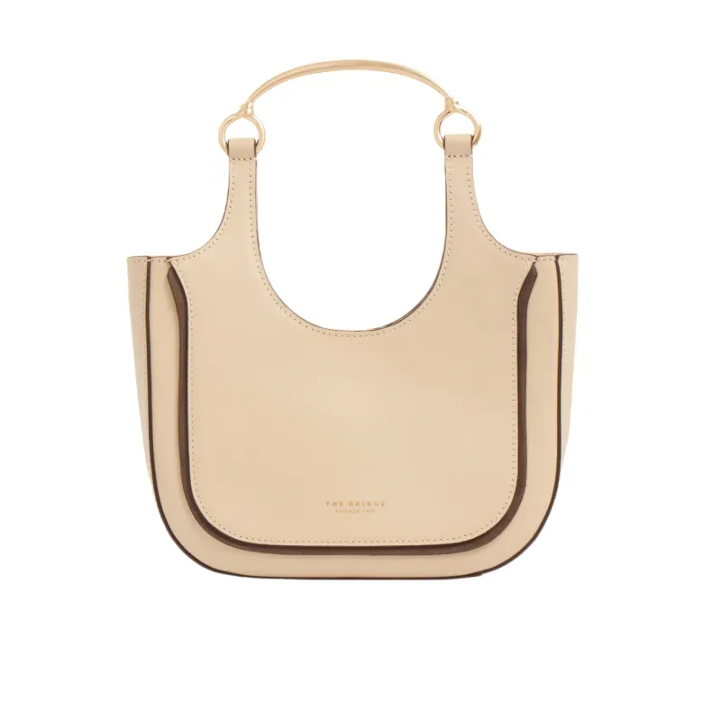 The Bridge Luce kleine Damen Leder Tasche, butter