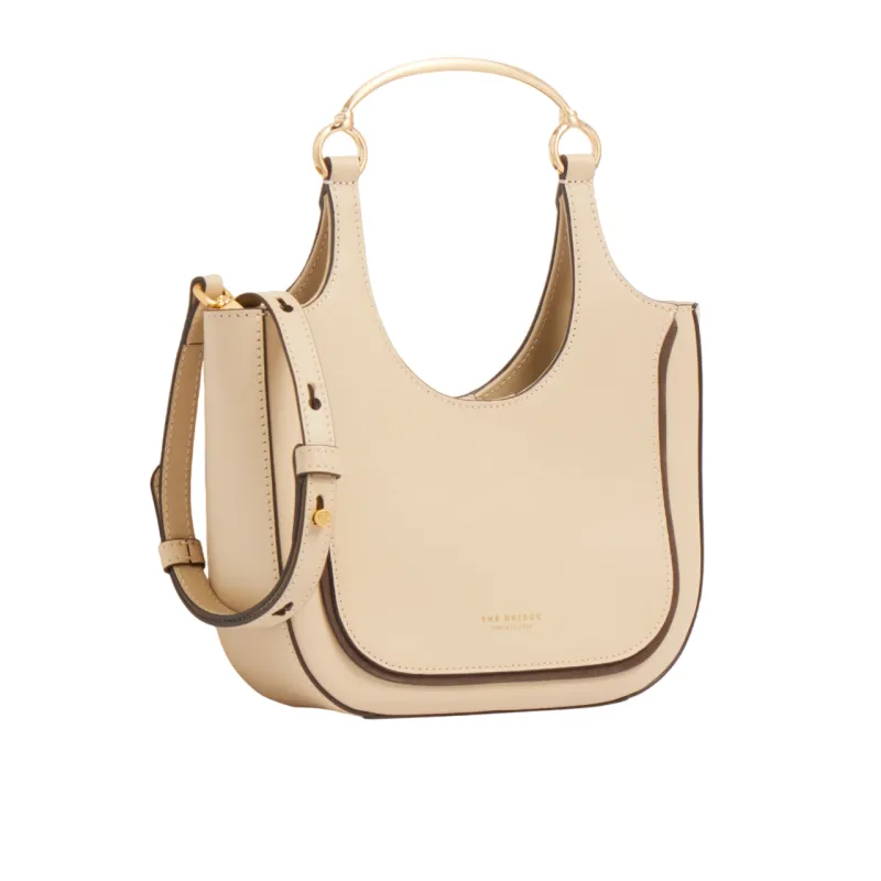 The Bridge Luce kleine Damen Leder Tasche, butter 2