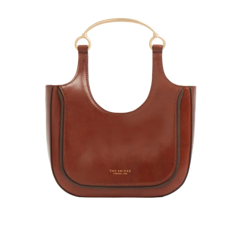 The Bridge Luce kleine Damen Leder Tasche, braun