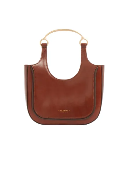 The Bridge Luce small leather bag, brown
