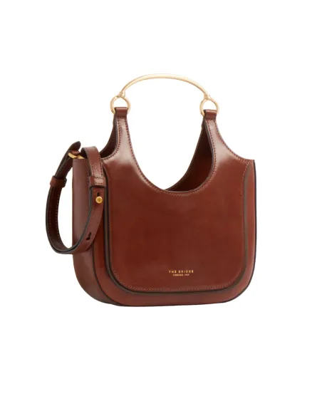 The Bridge Luce small leather bag, brown