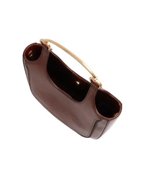 The Bridge Luce small leather bag, brown