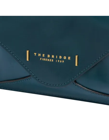 Damen Umhängetasche The Bridge Frida, Pfau