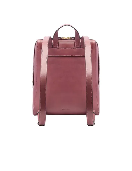 The Bridge Frida women's leather backpack, Orchid