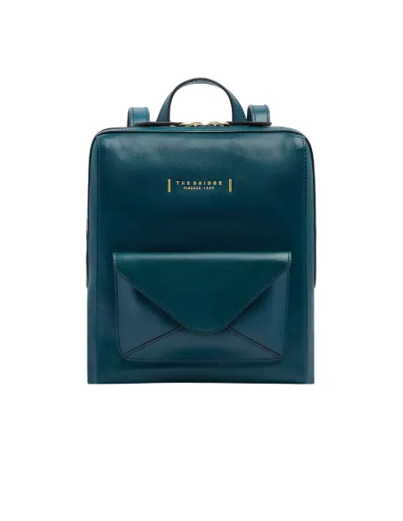 The Bridge Frida Damen Leder Rucksack, pfau