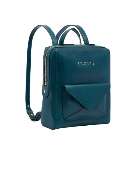 The Bridge Frida Damen Leder Rucksack, pfau