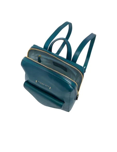 The Bridge Frida Damen Leder Rucksack, pfau