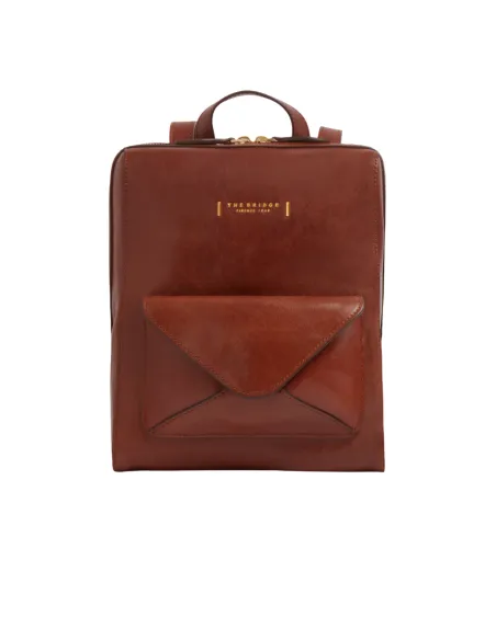 The Bridge Frida Damen Leder Rucksack, braun
