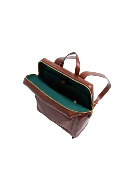 The Bridge Frida large women's leather backpack, brown