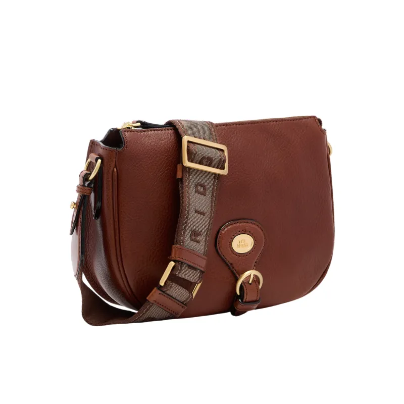 The Bridge Isadora Damen Leder Umhängetasche, braun 2