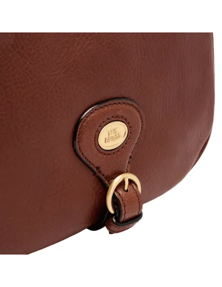 The Bridge Isadora leather crossbody bag, brown