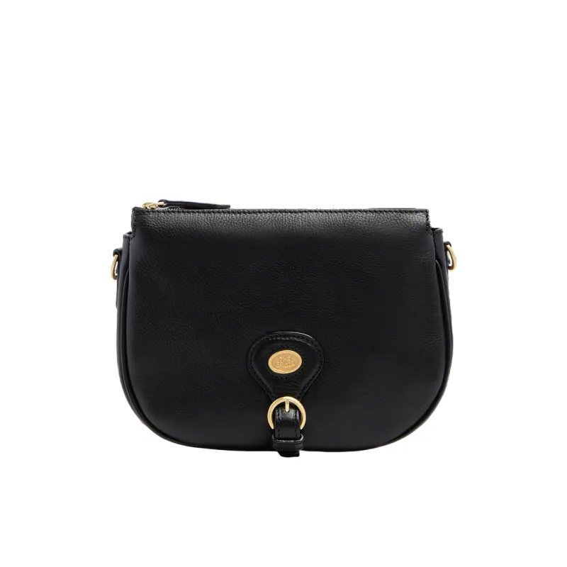 The Bridge Isadora leather crossbody bag, black