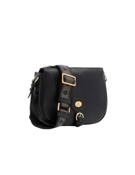 The Bridge Isadora leather crossbody bag, black