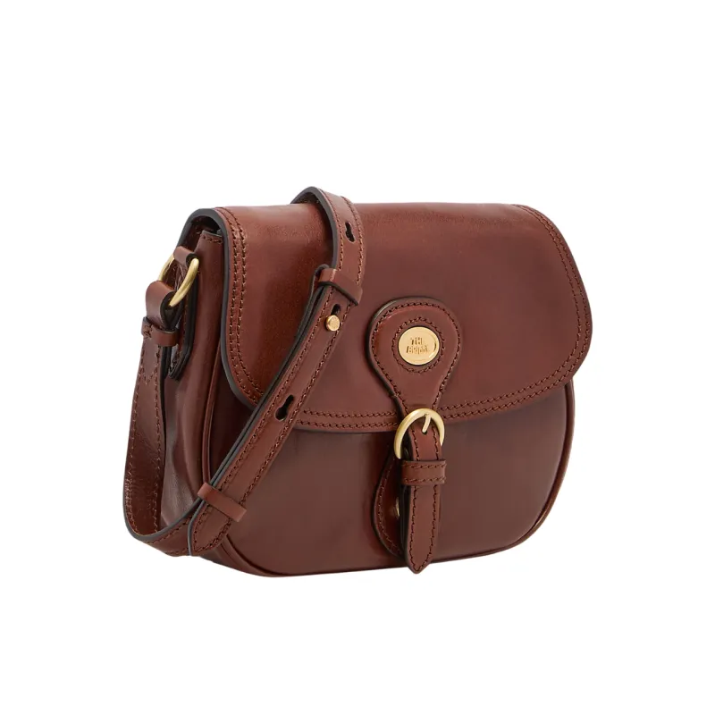 The Bridge Isadora Damen Leder Umhängetasche mit Patte,... 2